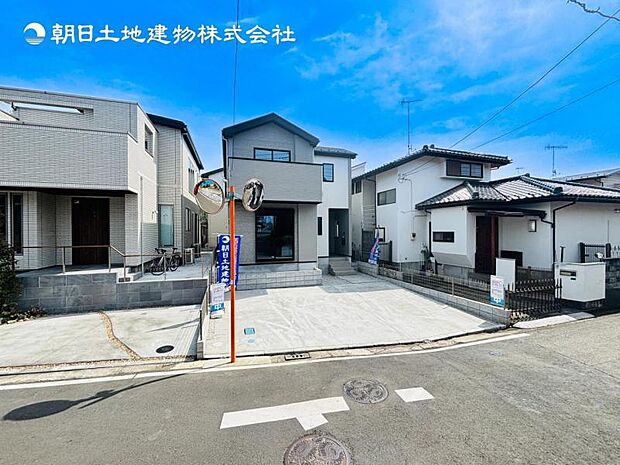 【現地外観】建物完成済みです!いつでもご内見可能です!!