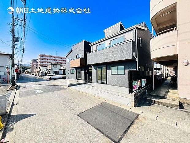 【現地外観】建物完成済みです!いつでもご内見可能です!!