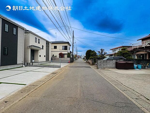 【現地外観】建物完成済みです！いつでもご内見可能です！！