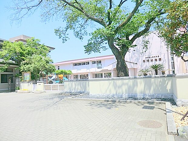 【座間幼稚園】510ｍ　お寺にある幼稚園で園庭はとても広いので充分のびのびと走り回れます。体育館もあり体操の時間などもあります。