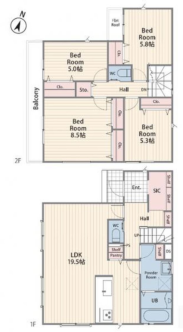 【3号棟間取図】