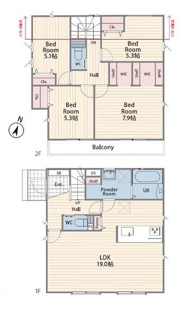 【5号棟間取図】
