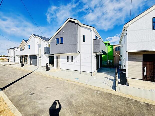 【現地外観：5号棟】室内完成済みです！！いつでもご内見可能です！