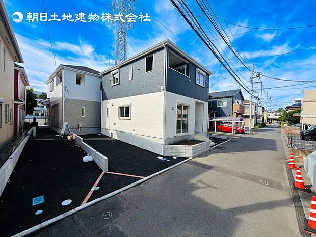 【現地外観】建物完成済みです！いつでもご内見可能です！！