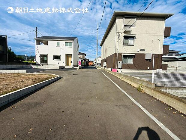 【現地外観】建物完成済みです!いつでもご内見可能です!!