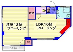 都営三田線 西巣鴨駅 徒歩7分の賃貸マンション 4階1LDKの間取り