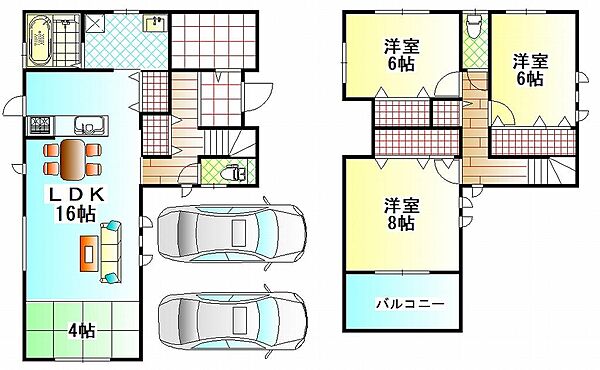 間取りを拡大表示