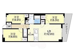 間取図画像 3LDK