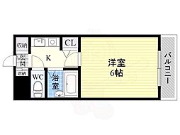 ミネルバ弐番館 1Kの間取図画像