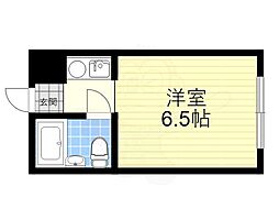 プリエールJR尼崎駅前 1Kの間取図画像