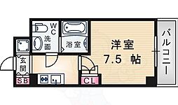 エス・キュート尼崎2 1Kの間取図画像