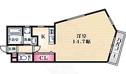 SHIKOKU8 1Kの間取図画像