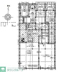 つくばエクスプレス 六町駅 徒歩23分の賃貸アパート 1階1LDKの間取り