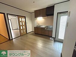 JR武蔵野線 吉川駅 徒歩22分の賃貸アパート 1階2DKのリビング/ダイニング