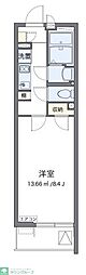 クレイノルナルミエール三郷 1Kの間取図画像
