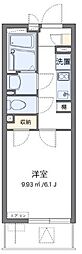 メトロノーム西川口 1Kの間取図画像