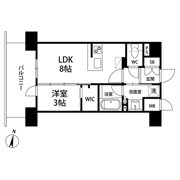 同じ建物の物件間取り写真 - ID:204004040510