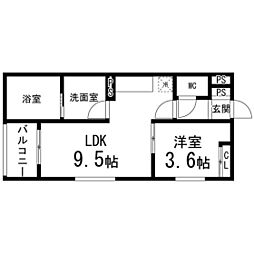 間取図画像 1LDK