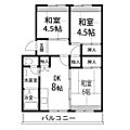 仙台中山団地3号棟5階4.4万円
