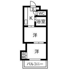 物件の間取り
