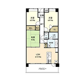 間取図画像 3LDK