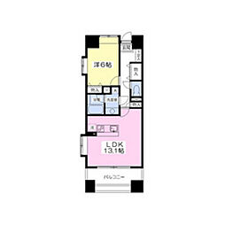 MA仙台ビルグランルージュ北一番丁 1LDKの間取図画像