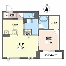 CLOU DE FORGE 1LDKの間取図画像