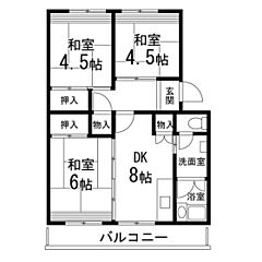物件の間取り