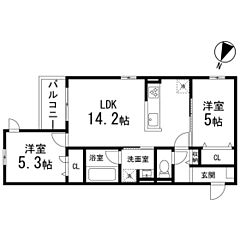 物件の間取り