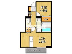GRAN.M 1階1LDKの間取り