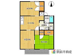セジュール北園(木原) 2階