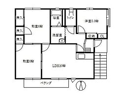 飯盛ハイツ 2階/201
