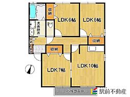 シャルムタウン開成B 2階/205