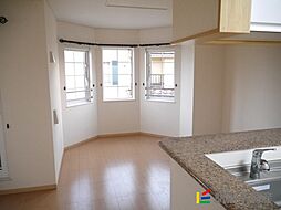 フローリア漣4号館 201 2階2LDKのリビング/ダイニング