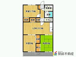 liberte I 2階3LDKの間取り