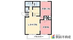 ファミリア水ヶ江A 2階/201