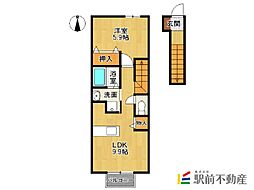 アヴェニールB 2階