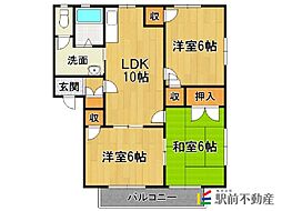 ソレイユ若宮A 1階/102
