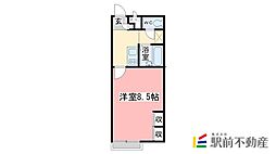 レオパレス新川 1Kの間取図画像