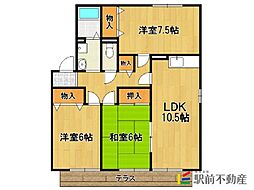 ヴィルヌーブB棟 2階