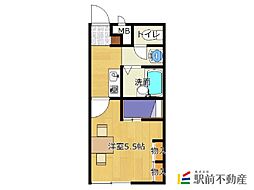 レオパレス佐賀西 2階