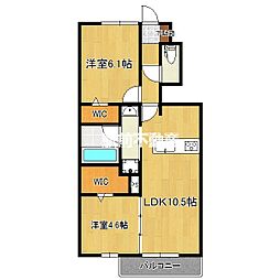 ロイヤルタウン長瀬町A 1階/103