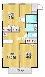 サンハイム川久保 B棟 1階/101