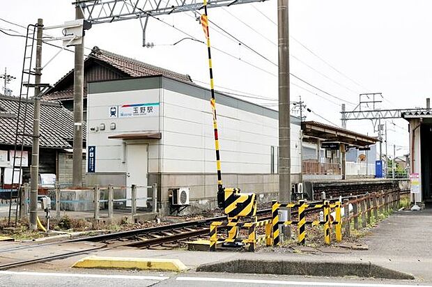 名鉄尾西線　玉野駅 1665m