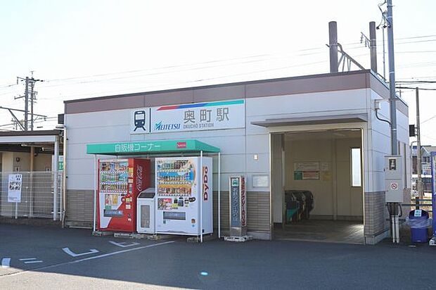 名鉄尾西線　奥町駅 760m