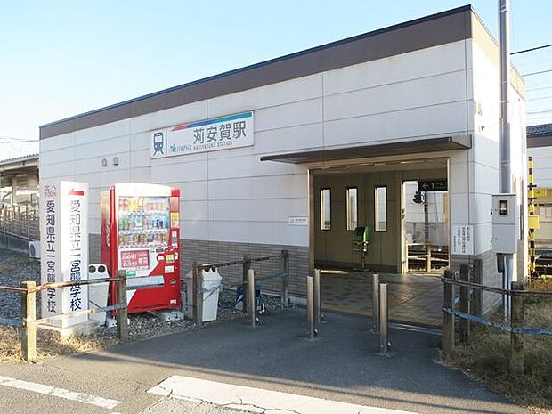 名鉄尾西線　苅安賀駅 1435m