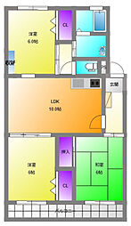 ヴェルドミール 3階