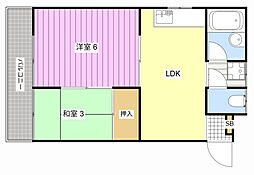 花島ハイツ 2階