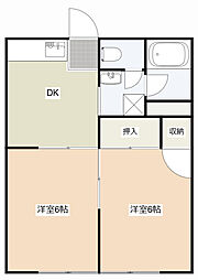 越路ハイツ 2階