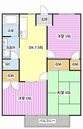 ベルツリーI 2階